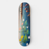 Henri Rousseau - Die Flamingos Skateboard (Vorderseite)