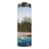 Henri Rousseau - Die Flamingos Thermosbecher (Vorderseite)