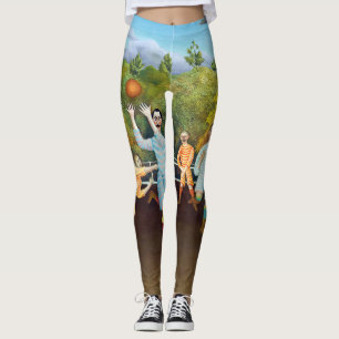 Henri Rousseau - Die Fußballspieler Leggings