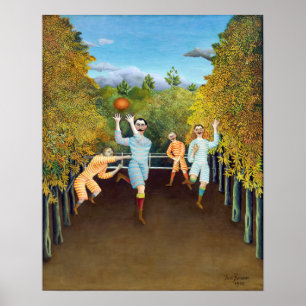 Henri Rousseau - Die Fußballspieler Poster