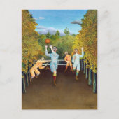 Henri Rousseau - Die Fußballspieler Postkarte (Vorderseite)