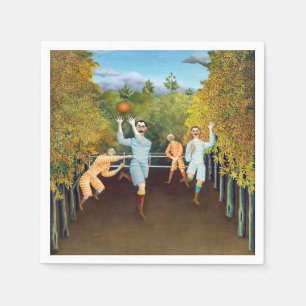 Henri Rousseau - Die Fußballspieler Serviette