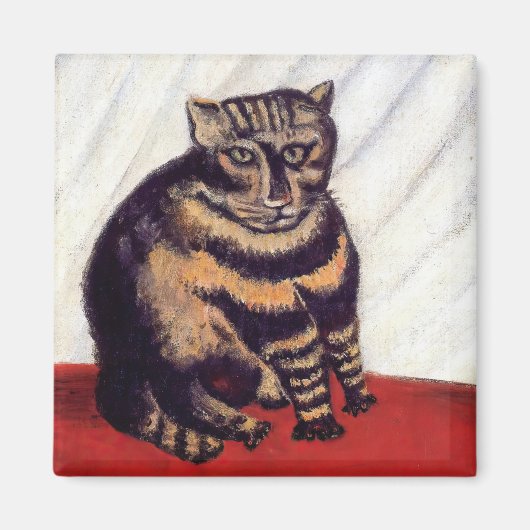Henri Rousseau - Die getigerte Katze Magnet (Vorne)