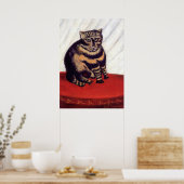 Henri Rousseau - Die getigerte Katze Poster (Küche)