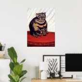 Henri Rousseau - Die getigerte Katze Poster (Heimbüro)