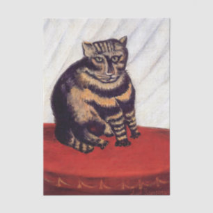 Henri Rousseau - Die getigerte Katze Seidenpapier