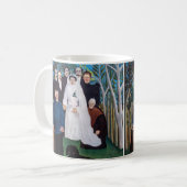 Henri Rousseau - Die Hochzeitsfeier Kaffeetasse (Vorderseite Links)