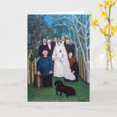 Henri Rousseau - Die Hochzeitsfeier Karte (Gelbe Blume)