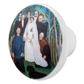 Henri Rousseau - Die Hochzeitsfeier Keramikknauf (Rechts)