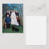 Henri Rousseau - Die Hochzeitsfeier Mitteilungskarte (Vorne/Hinten)