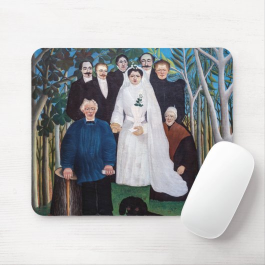 Henri Rousseau - Die Hochzeitsfeier Mousepad (Mit Mouse)
