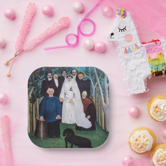 Henri Rousseau - Die Hochzeitsfeier Pappteller (Party)