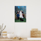 Henri Rousseau - Die Hochzeitsfeier Poster (Küche)