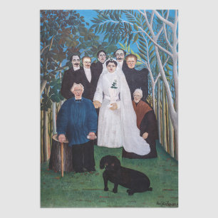 Henri Rousseau - Die Hochzeitsfeier Seidenpapier
