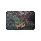 Henri Rousseau - Die Hungersnot Badematte (Vorderseite)