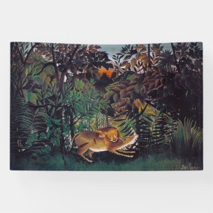 Henri Rousseau - Die Hungersnot Banner