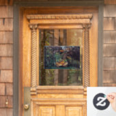 Henri Rousseau - Die Hungersnot Fensteraufkleber (Haustür)