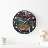 Henri Rousseau - Die Hungersnot Große Wanduhr (Zuhause)