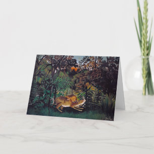 Henri Rousseau - Die Hungersnot Karte