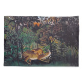 Henri Rousseau - Die Hungersnot Kissenbezug (Rückseite)