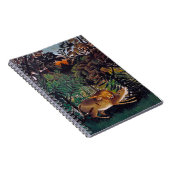 Henri Rousseau - Die Hungersnot Notizblock (Rechte Seite)