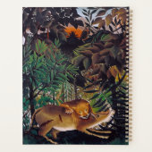Henri Rousseau - Die Hungersnot Planer (Rückseite)
