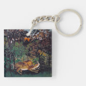 Henri Rousseau - Die Hungersnot Schlüsselanhänger (Rückseite)