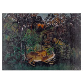 Henri Rousseau - Die Hungersnot Schneidebrett (Vorderseite)