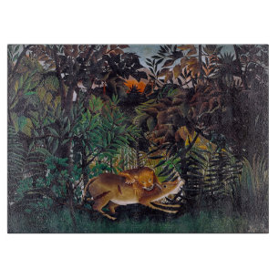 Henri Rousseau - Die Hungersnot Schneidebrett