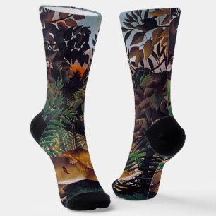 Henri Rousseau - Die Hungersnot Socken