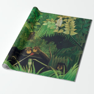 Henri Rousseau - Die lustigen Possenreißer Geschenkpapier
