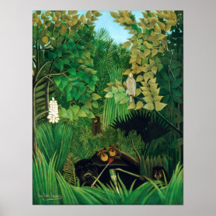 Henri Rousseau - Die lustigen Possenreißer Poster