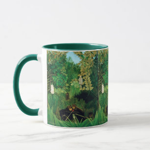 Henri Rousseau - Die lustigen Possenreißer Tasse