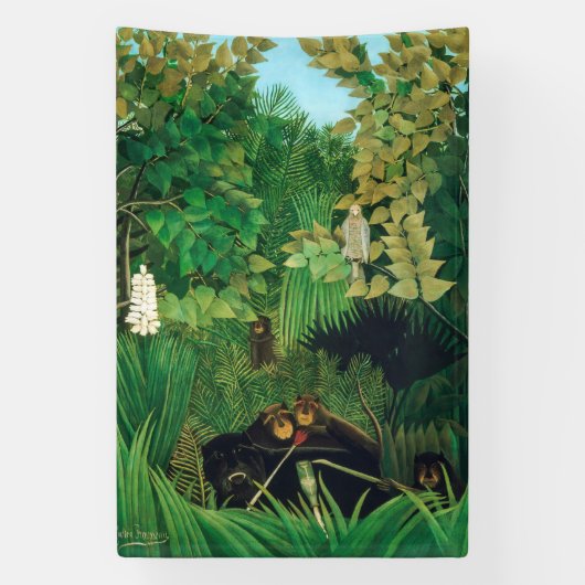 Henri Rousseau - Die Merry Jesters Banner (Vertikal)