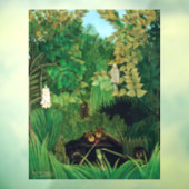 Henri Rousseau - Die Merry Jesters Fensteraufkleber (Blatt 3)