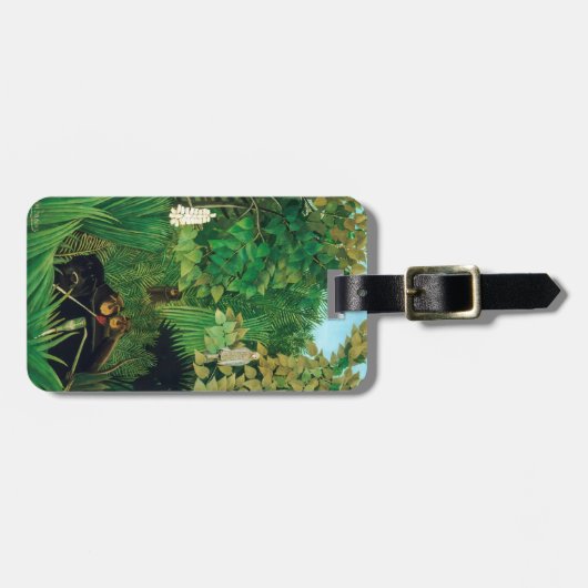 Henri Rousseau - Die Merry Jesters Gepäckanhänger (Vorderseite horizontal)