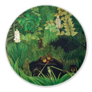 Henri Rousseau - Die Merry Jesters Keramikknauf