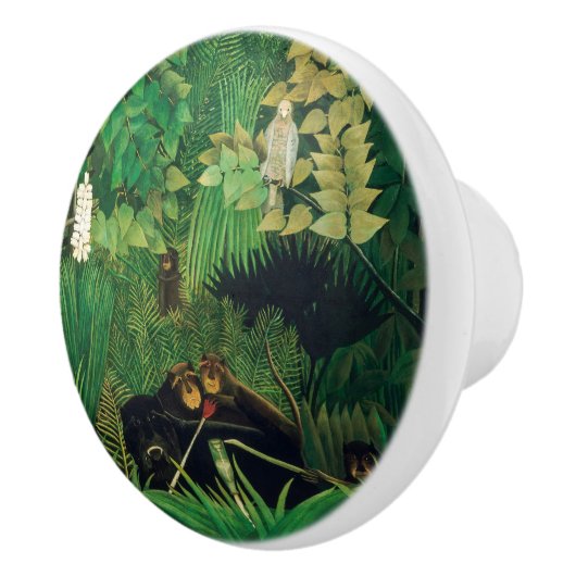 Henri Rousseau - Die Merry Jesters Keramikknauf (Rechts)