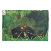 Henri Rousseau - Die Merry Jesters Kissenbezug (Rückseite)