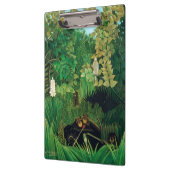 Henri Rousseau - Die Merry Jesters Klemmbrett (Links)