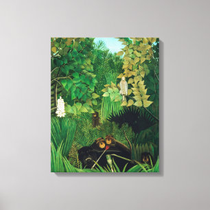Henri Rousseau - Die Merry Jesters Leinwanddruck