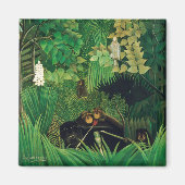 Henri Rousseau - Die Merry Jesters Magnet (Vorne)