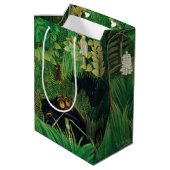 Henri Rousseau - Die Merry Jesters Mittlere Geschenktüte (Rückseite Schrägansicht)