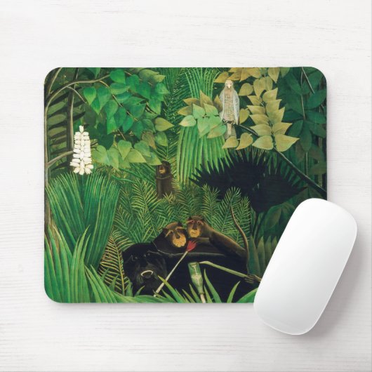 Henri Rousseau - Die Merry Jesters Mousepad (Mit Mouse)