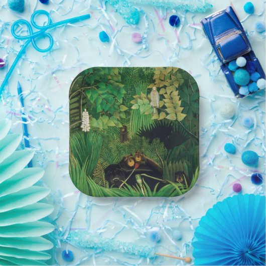 Henri Rousseau - Die Merry Jesters Pappteller (Party)