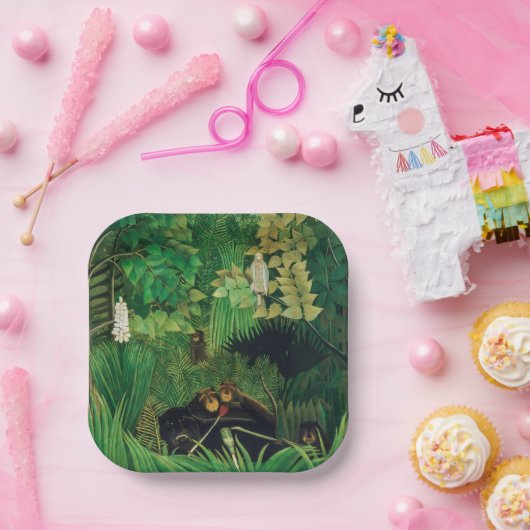 Henri Rousseau - Die Merry Jesters Pappteller (Party)