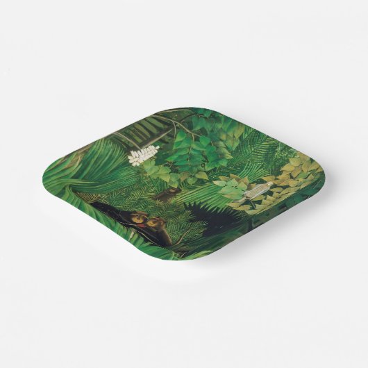 Henri Rousseau - Die Merry Jesters Pappteller (Gewinkelt)