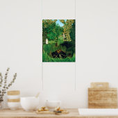 Henri Rousseau - Die Merry Jesters Poster (Küche)