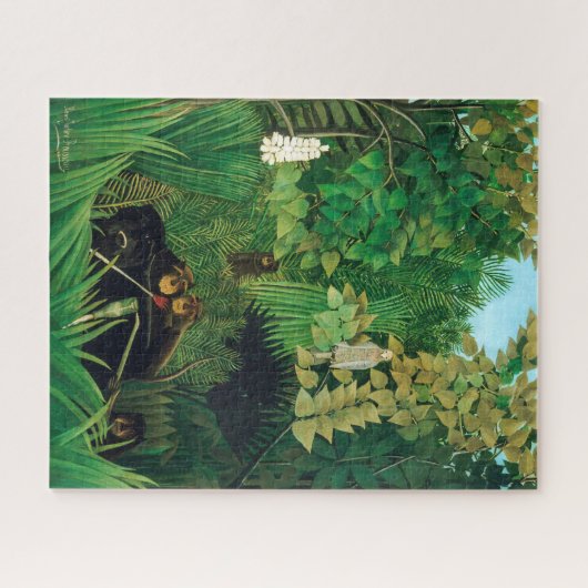 Henri Rousseau - Die Merry Jesters Puzzle (Horizontal)
