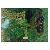 Henri Rousseau - Die Merry Jesters Schneidebrett (Vorderseite)